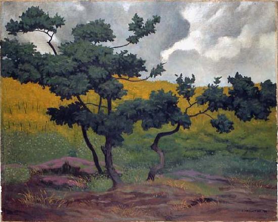 Felix Vallotton Landscape, oil painting image